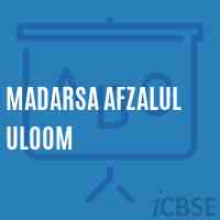 Madarsa Afzalul Uloom Primary School Logo