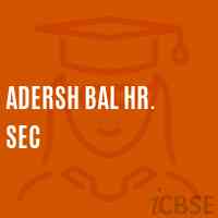 Adersh Bal Hr. Sec Secondary School Logo