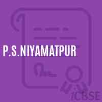 P.S.Niyamatpur Primary School Logo