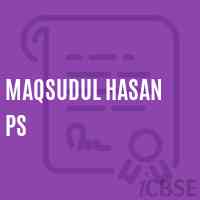 Maqsudul Hasan Ps Primary School Logo
