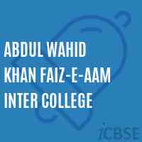 Abdul Wahid Khan Faiz-E-Aam Inter College High School Logo