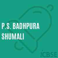 P.S. Badhpura Shumali Primary School Logo
