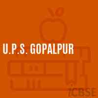U.P.S. Gopalpur Middle School Logo