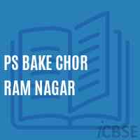 Ps Bake Chor Ram Nagar Primary School Logo