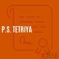 P.S. Tetriya Primary School Logo