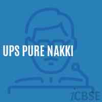 Ups Pure Nakki Middle School Logo