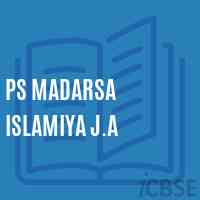 Ps Madarsa Islamiya J.A Primary School Logo