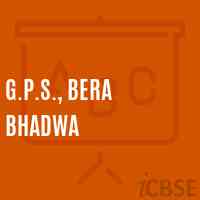 G.P.S., Bera Bhadwa Primary School Logo