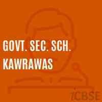 Govt. Sec. Sch. Kawrawas Secondary School Logo