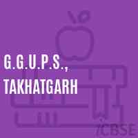 G.G.U.P.S., Takhatgarh Middle School Logo