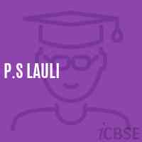P.S Lauli Primary School Logo