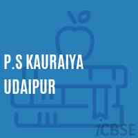 P.S Kauraiya Udaipur Primary School Logo