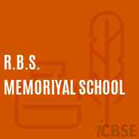 R.B.S. Memoriyal School Logo