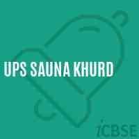 Ups Sauna Khurd Middle School Logo