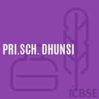 Pri.Sch. Dhunsi Primary School Logo