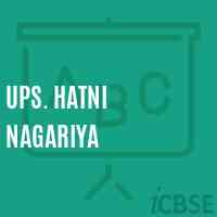 Ups. Hatni Nagariya Middle School Logo