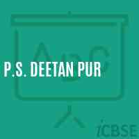 P.S. Deetan Pur Primary School Logo