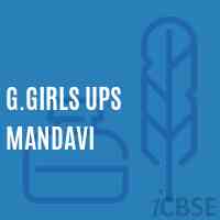 G.Girls Ups Mandavi Middle School Logo