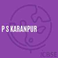 P S Karanpur Primary School Logo