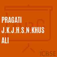 Pragati J.K.J.H.S.N.Khusali Middle School Logo