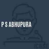 P S Abhupura Primary School Logo