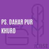 Ps. Dahar Pur Khurd Primary School Logo
