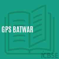Gps Batwar Primary School Logo