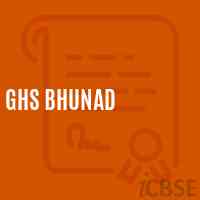 Ghs Bhunad Secondary School Logo