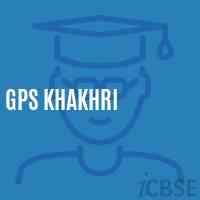 Gps Khakhri Primary School Logo