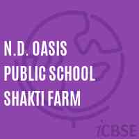 N.D. Oasis Public School Shakti Farm Logo