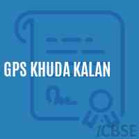Gps Khuda Kalan Primary School Logo