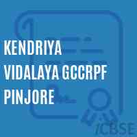 Kendriya Vidalaya Gccrpf Pinjore Senior Secondary School Logo
