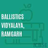 Ballistics Vidyalaya, Ramgarh Secondary School Logo