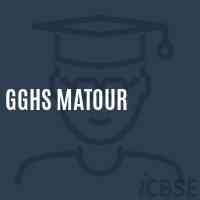 Gghs Matour Secondary School Logo