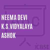 Neema Devi K.S.Vidyalaya Ashok Middle School Logo