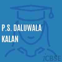 P.S. Daluwala Kalan Primary School Logo