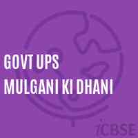 Govt Ups Mulgani Ki Dhani Middle School Logo