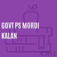 Govt Ps Mordi Kalan Primary School Logo