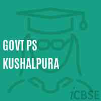 Govt Ps Kushalpura Primary School Logo