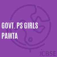 Govt. Ps Girls Pawta Primary School Logo
