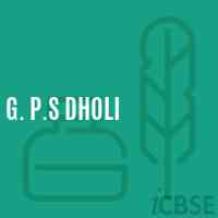 G. P.S Dholi Primary School Logo