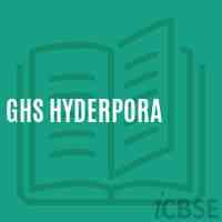Ghs Hyderpora Secondary School Logo