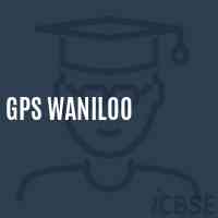 Gps Waniloo Primary School Logo