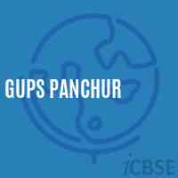 Gups Panchur Middle School Logo