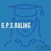 G.P.S.Baling Primary School Logo