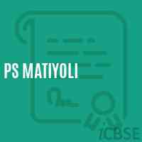 Ps Matiyoli Primary School Logo