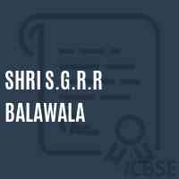 Shri S.G.R.R Balawala Senior Secondary School Logo
