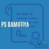 Ps Bamotiya Primary School Logo