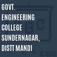 Govt. Engineering College Sundernagar, Distt Mandi Logo