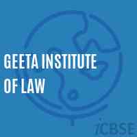 Geeta Institute of Law Logo